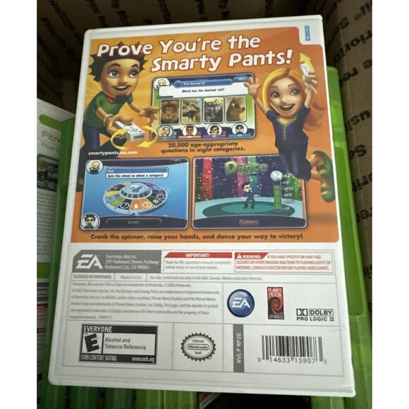 Smarty Pants (Nintendo Wii, 2007) Nintendo Wii Trivia Video Game - Picture 1 of 3